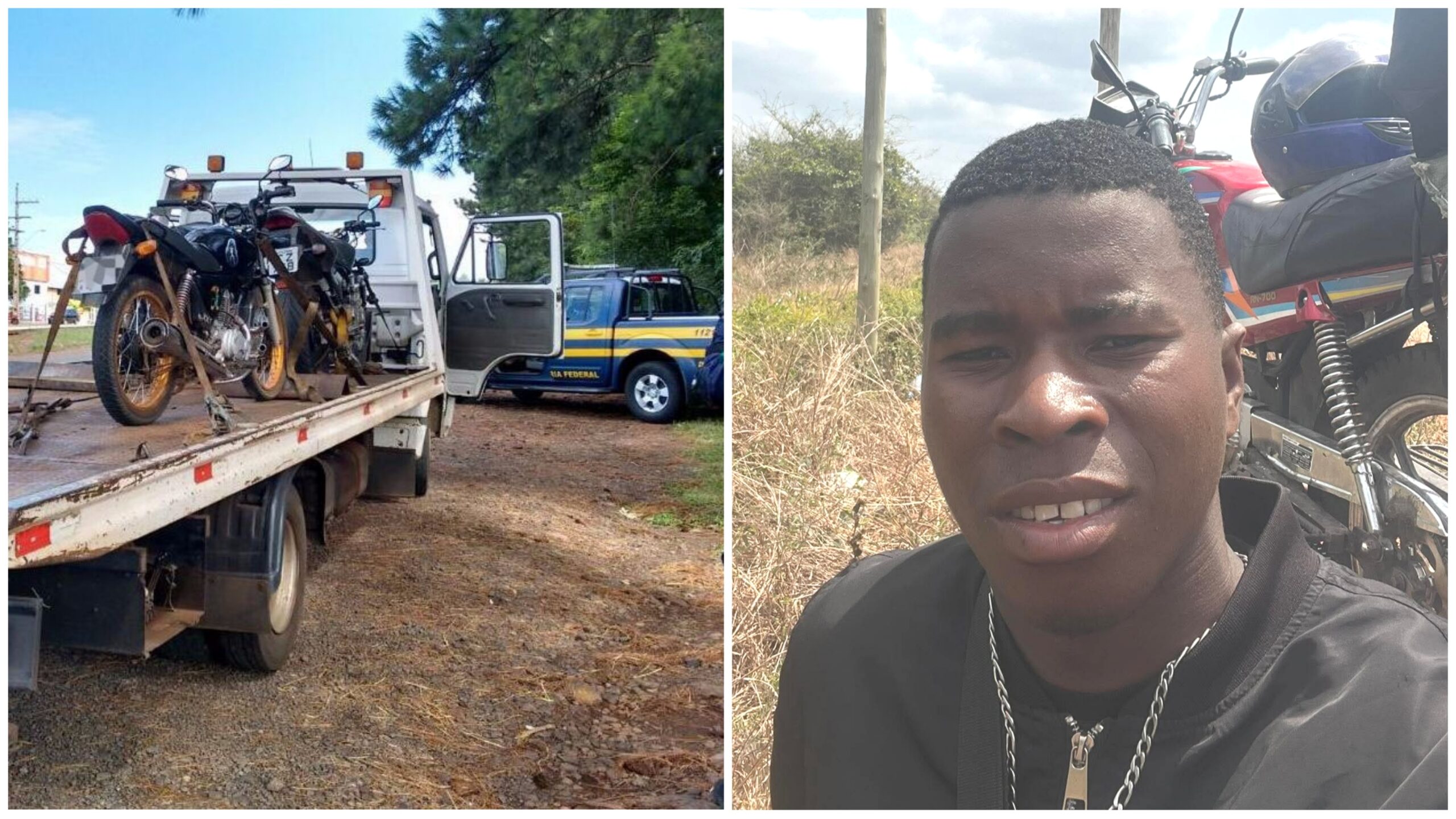 Banana Por Talento é acusado de viajar em boleia e não de mota