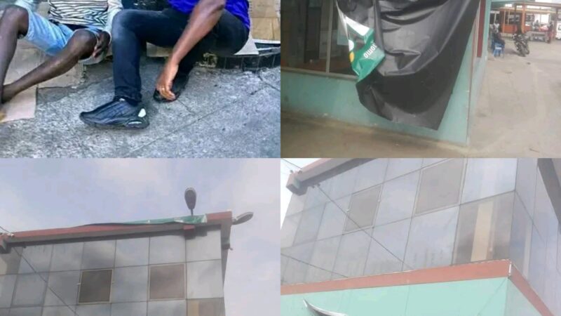 Capturar4m as pessoas que vandal¡zaram a sede do Anamola…ver mais