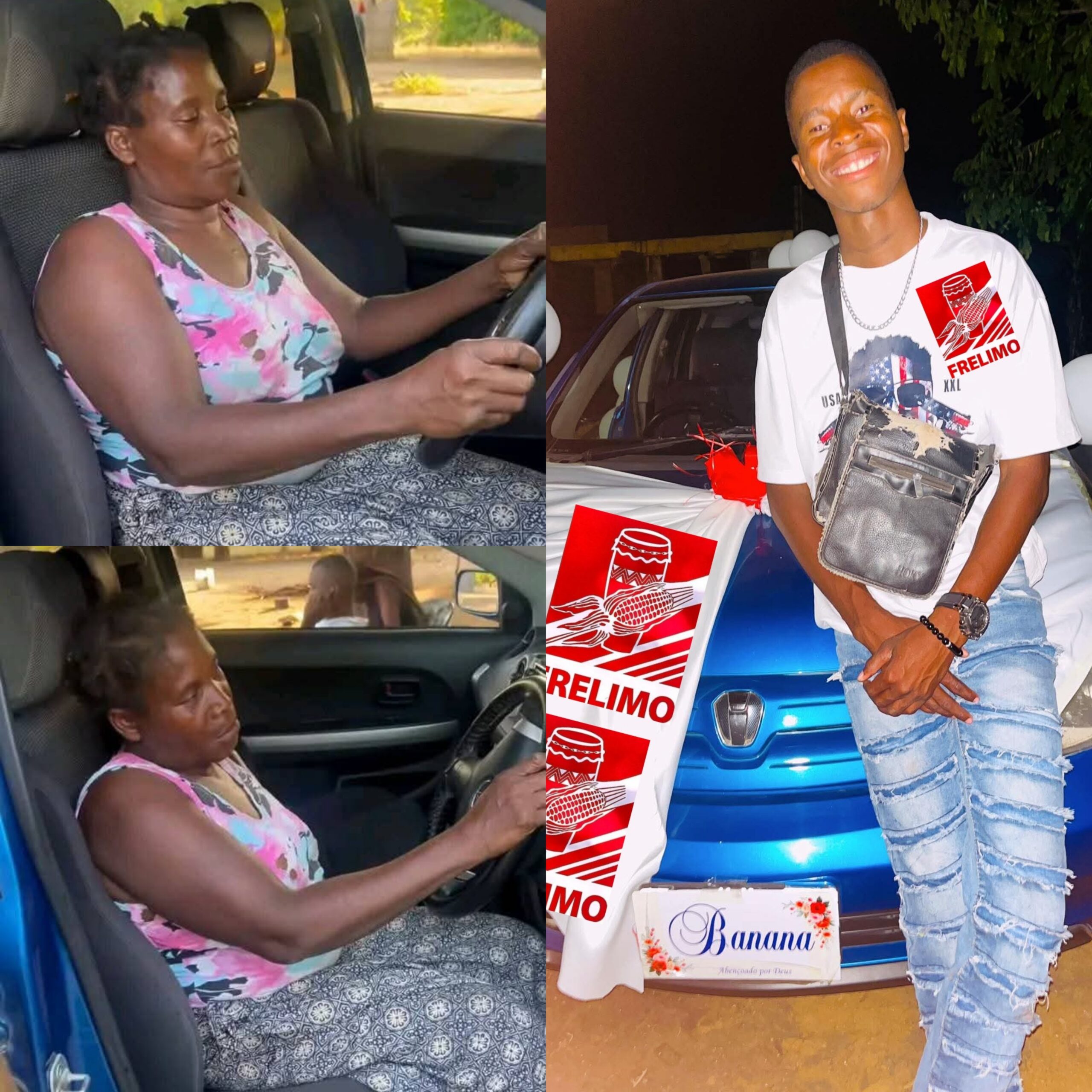 Banana Por Talento ensina a mãe a conduzir…ver mais