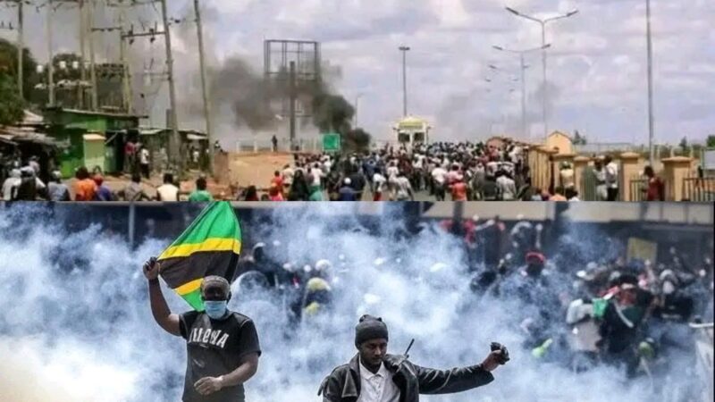 Geração Z queniana tenta entrar na Tanzânia para ajudar os vizinhos a…ver mais