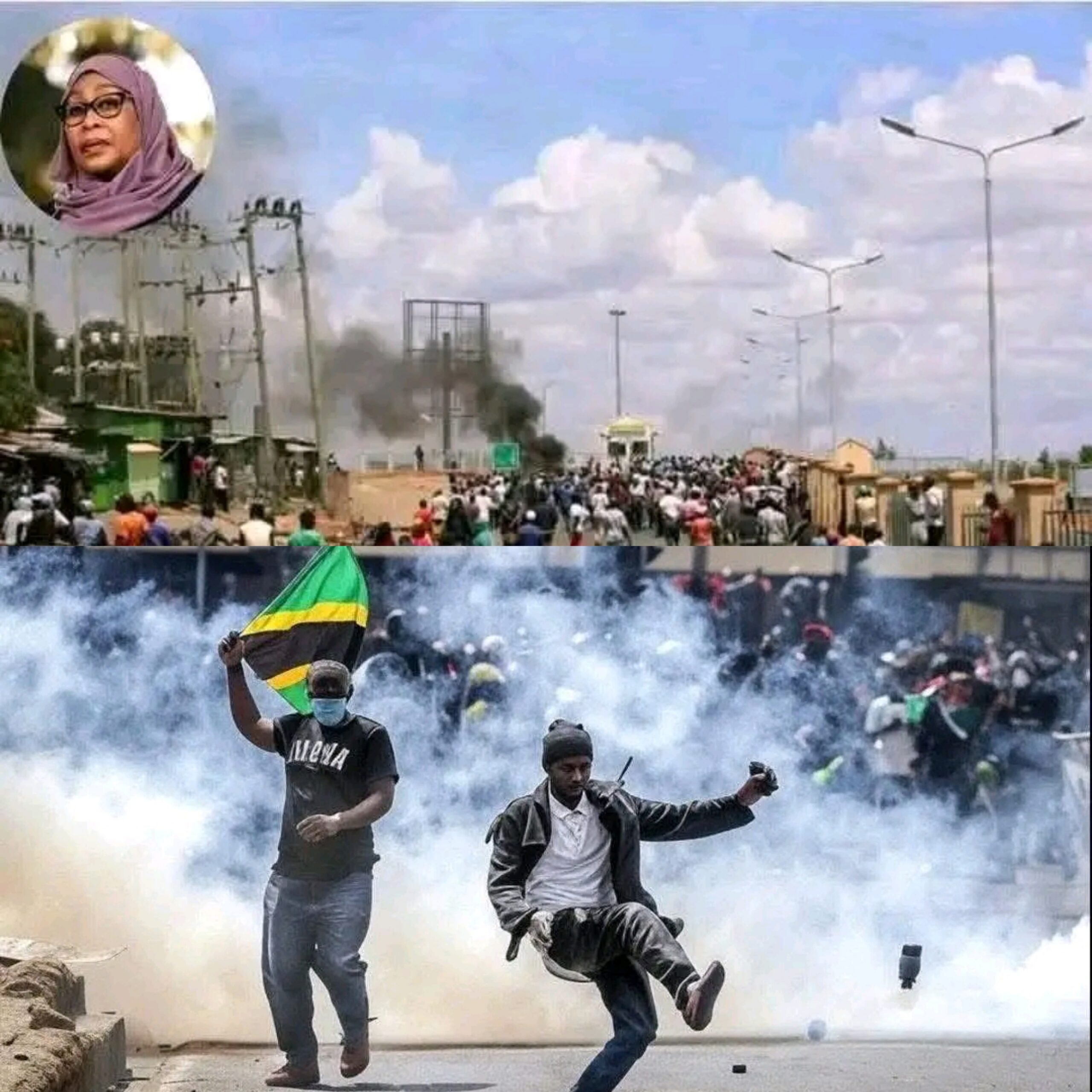 Geração Z queniana tenta entrar na Tanzânia para ajudar os vizinhos a…ver mais