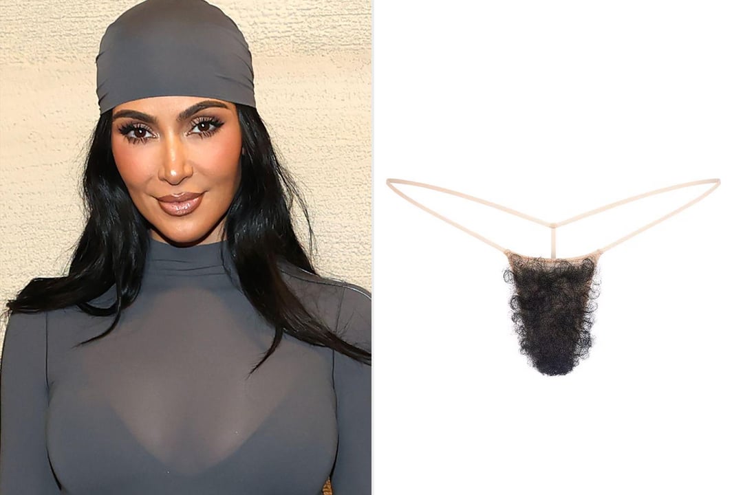 Kim Kardashian lança calcinhas com pêlos falsos da SKIMS e esgotam em minutos